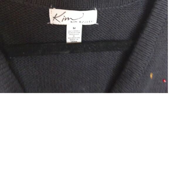 Vintage Kim Rogers Sweater Vest Cardinals Sequins Holiday Size Medium New - Picture 4 of 9